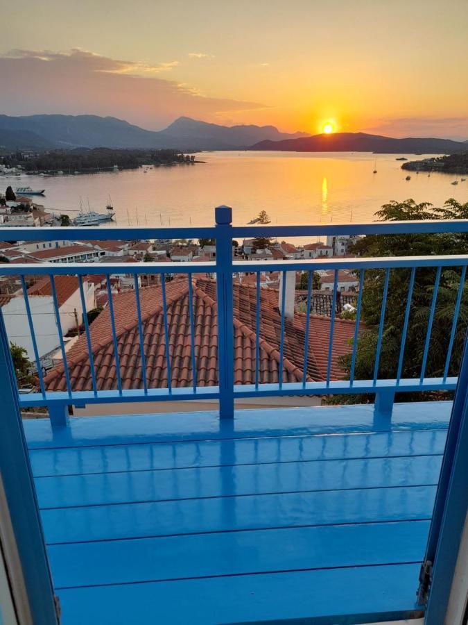 Veranda Blue - Poros Poros Town Eksteriør bilde